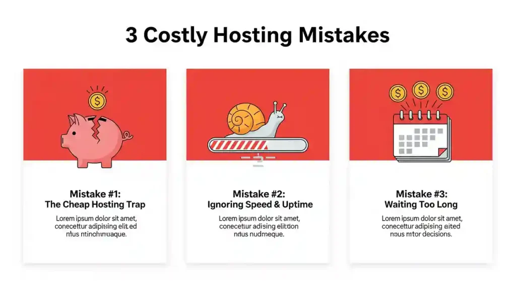 3 Costly Mistakes Beginners Make with Hosting
