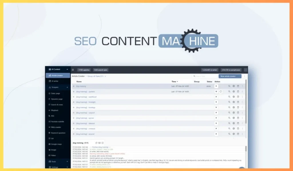 SEO Content Machine
