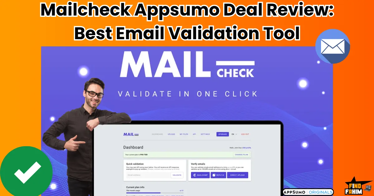 Mailcheck Appsumo Lifetime Deal