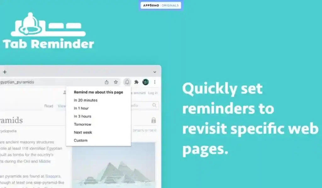 What is Chrome Tab Reminder?