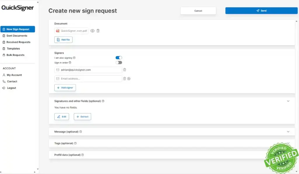 The QuickSigner AppSumo Deal Details (A Deep Dive)