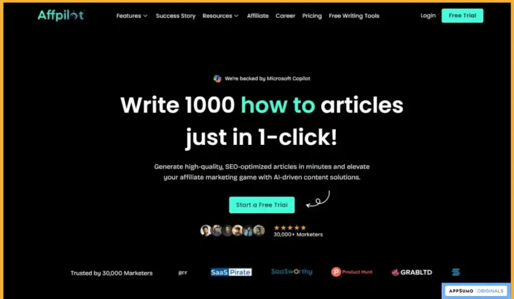 Affpilot AI Lifetime Deal