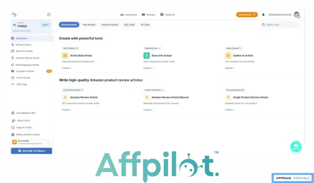 Affpilot AI Writer Autopilot
