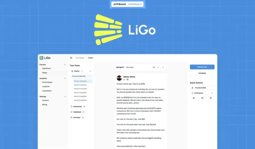 LiGo Lifetime Deal