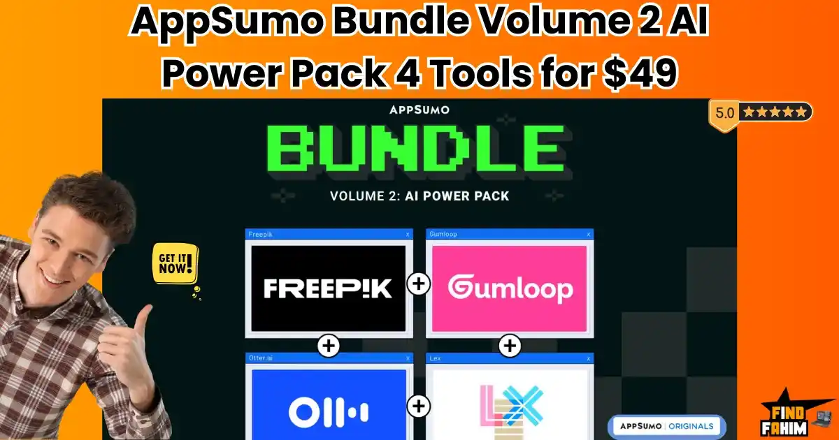 AppSumo Bundle Volume 2 AI Power Pack 4 Tools for $49