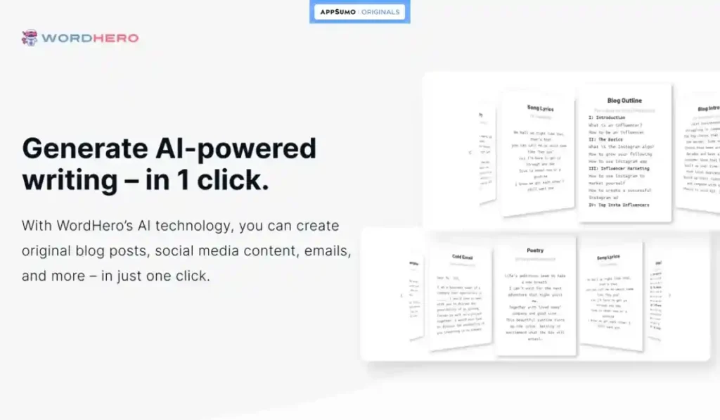 WordHero Lifetime Deal