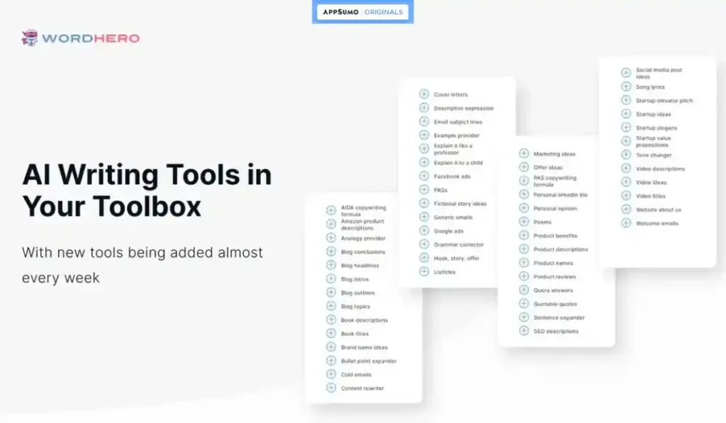 WordHero AI assistant