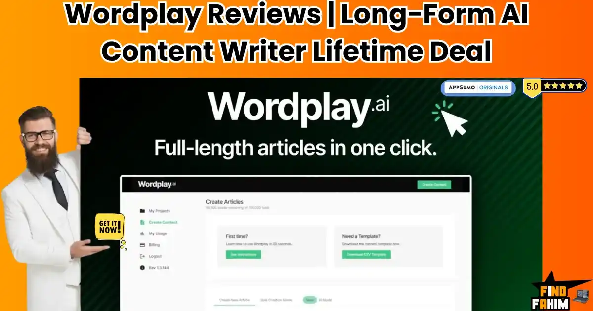 WordPlay Reviews Lifetime Deal