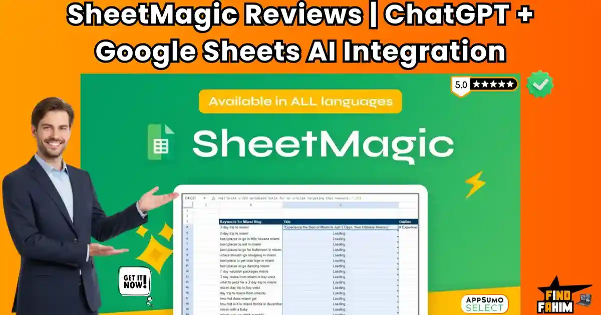 SheetMagic Reviews Lifetime Deal