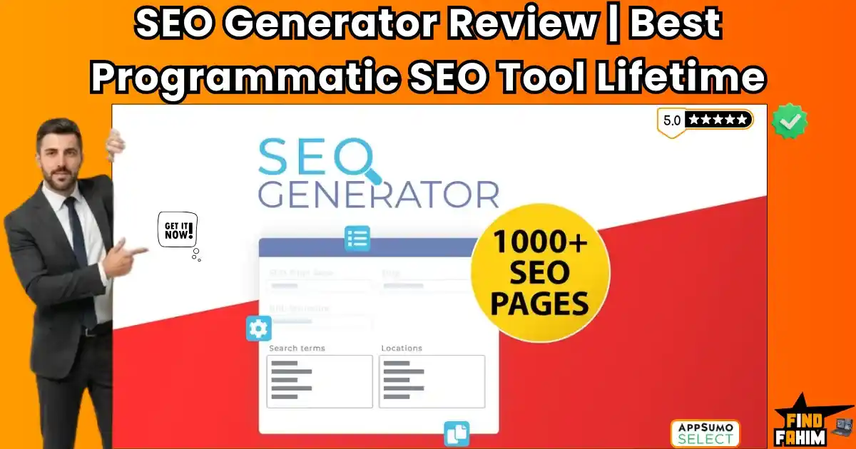 SEO Generator Reviews Lifetime Deal