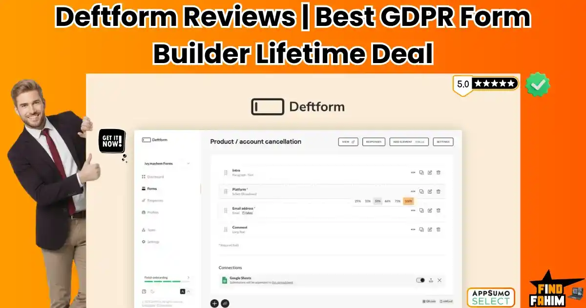 Deftform Review Lifetime Deal