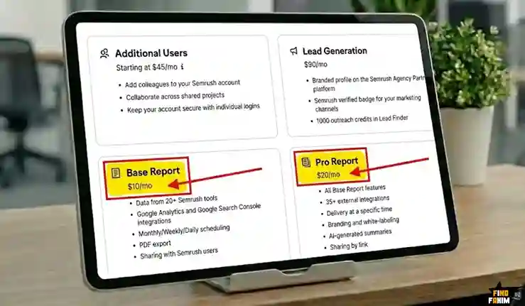 My Reports "Add-On" Fees