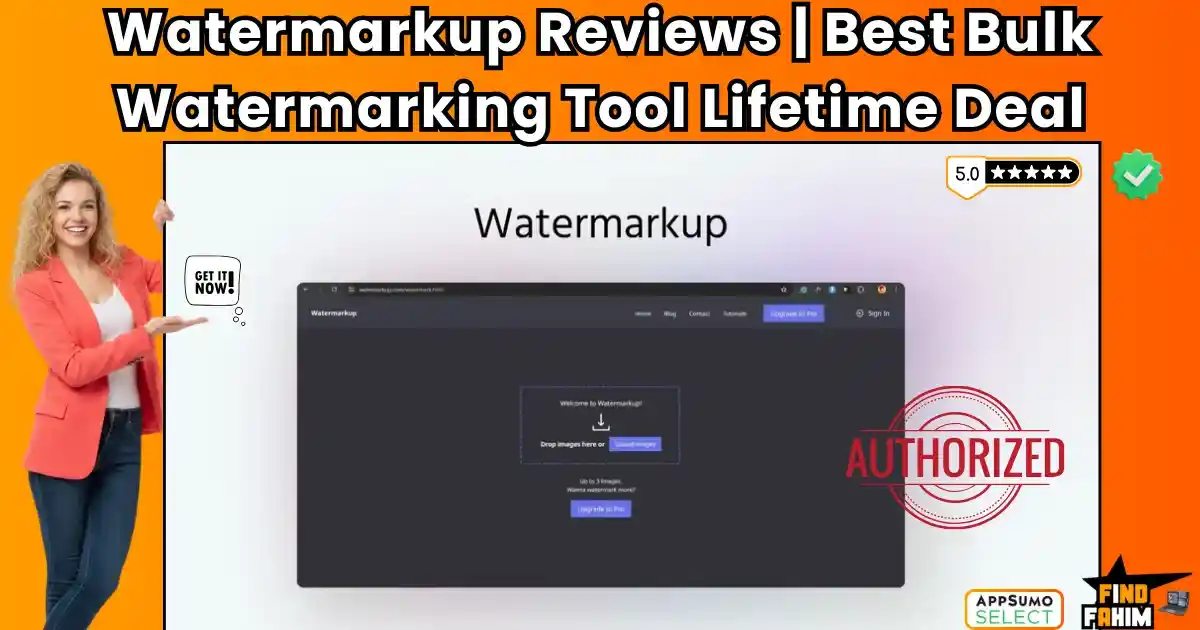 Watermarkup Review Lifetime Deal