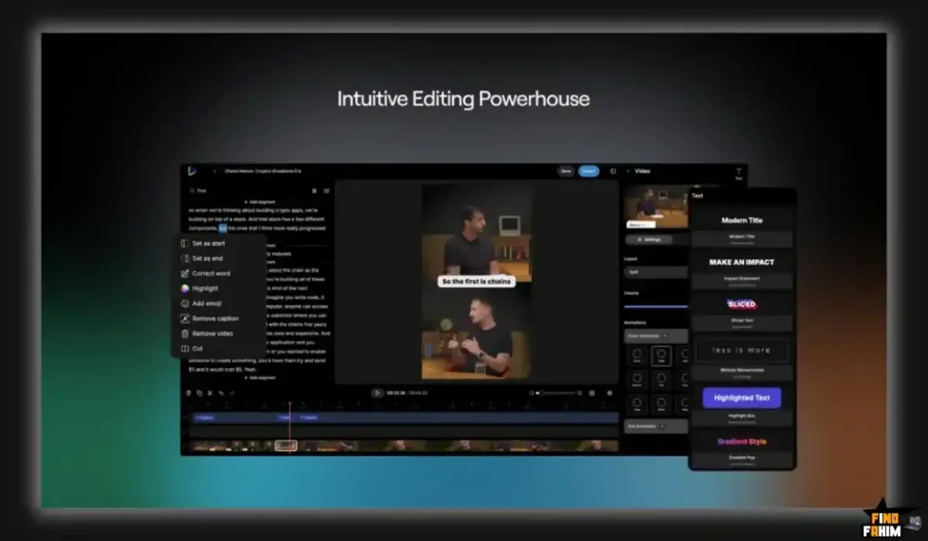 AI video repurposing tool