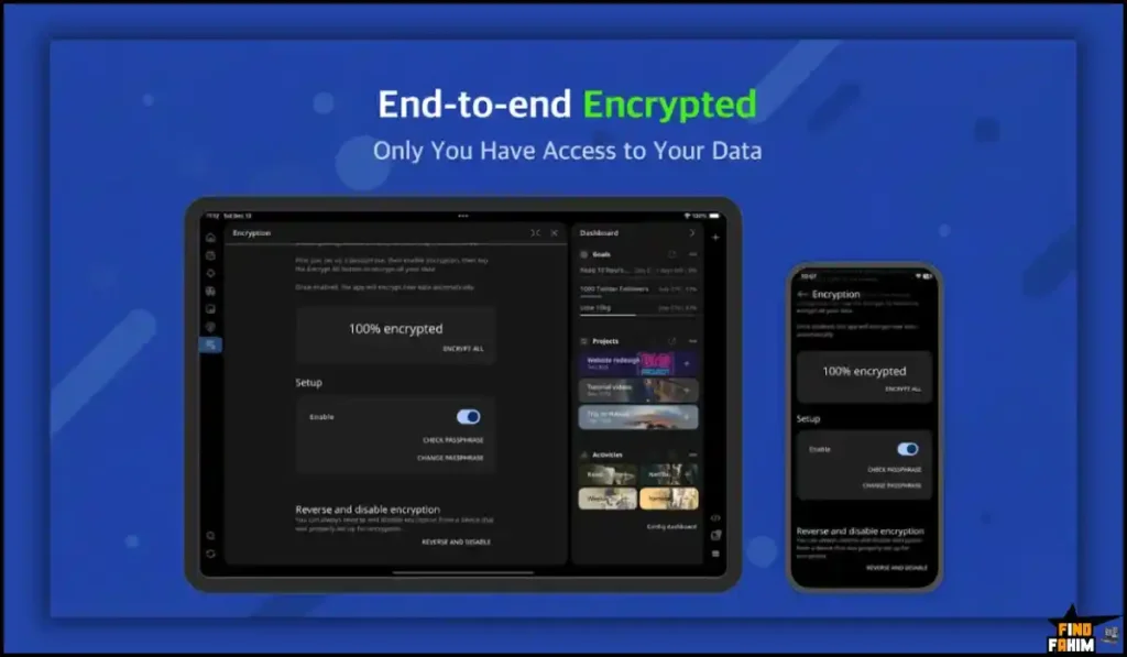 encrypted journaling app