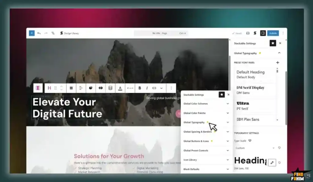 WordPress Gutenberg block builder
