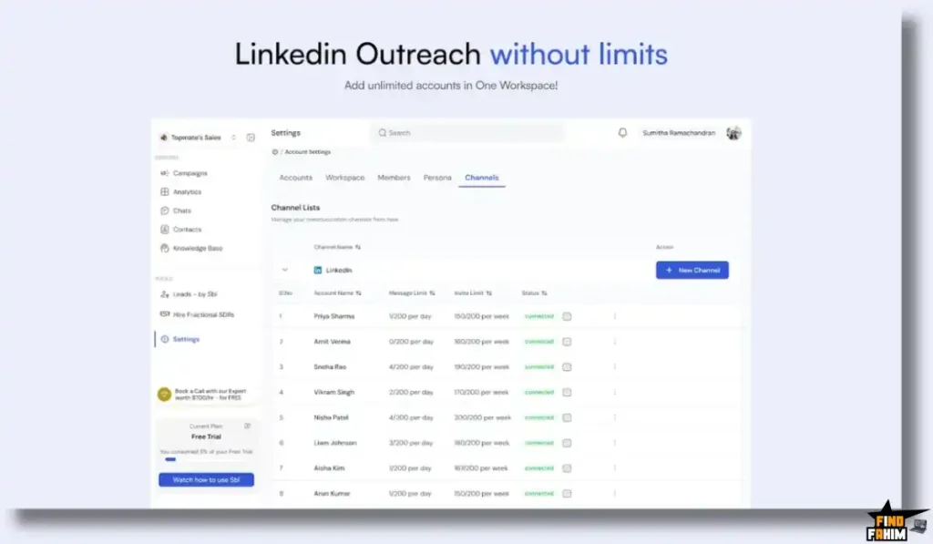 LinkedIn appointment booking Ai