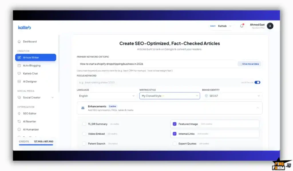 AI search optimization tool