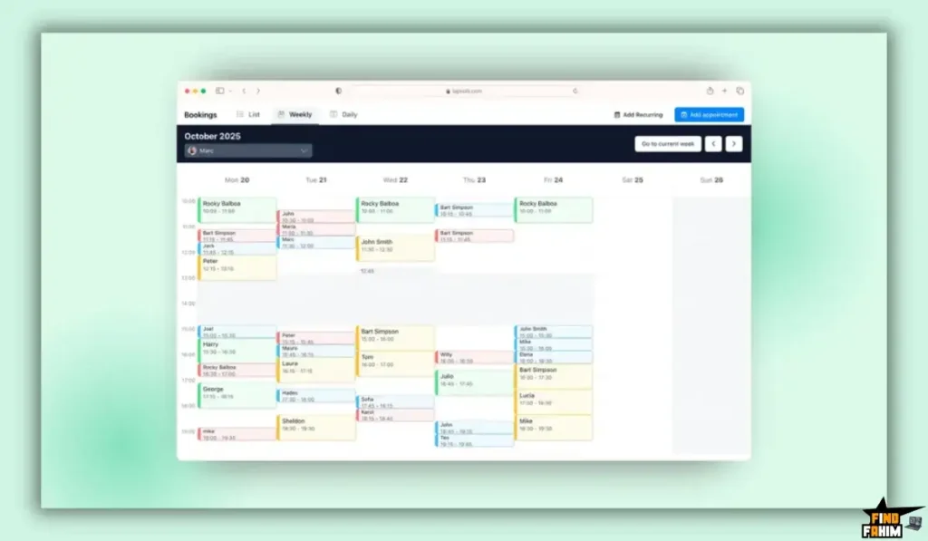 team appointment scheduling tool
