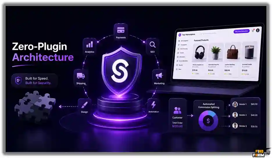 no-plugin ecommerce platform