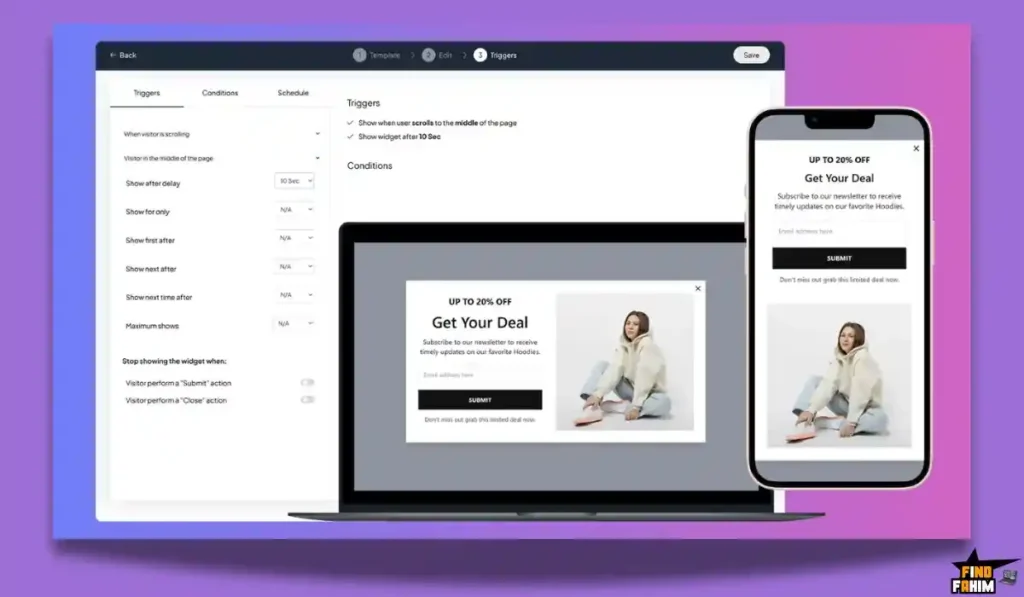 targeted popup builder