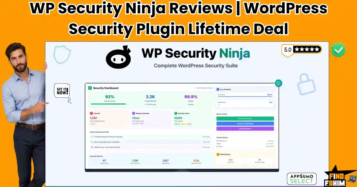 WP Security Ninja Lifetime Deal Review