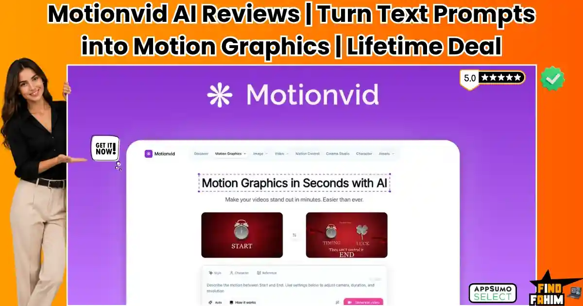 Motionvid AI Lifetime Deal Review