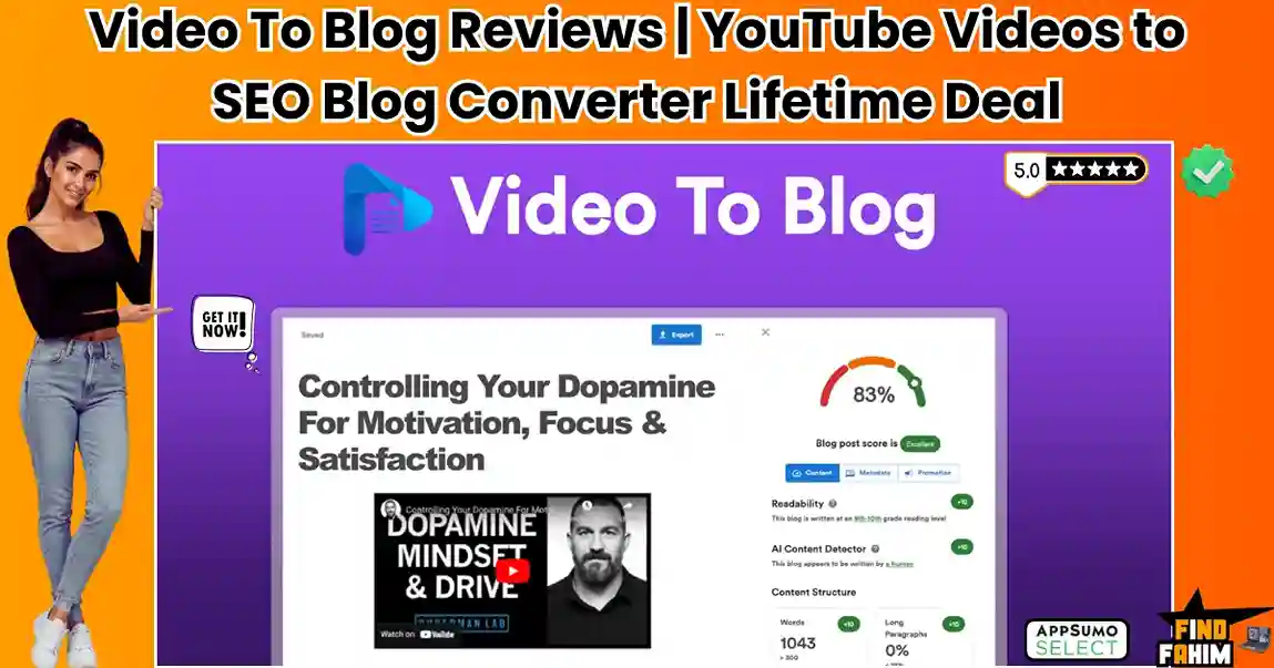 Video To Blog Lifetime Deal Review