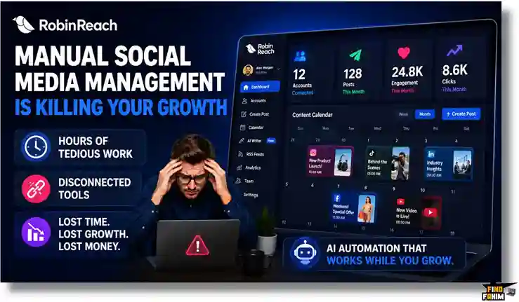 AI social media automation tool