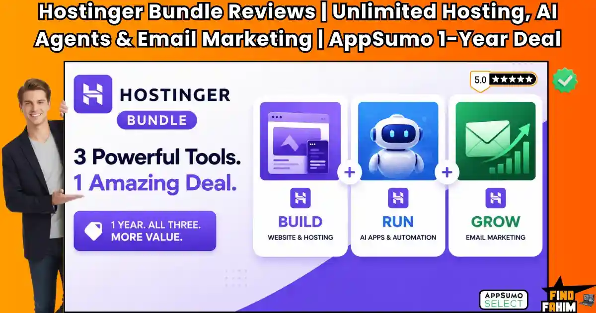 Hostinger Bundle Deal Hosting, AI Agents & Email