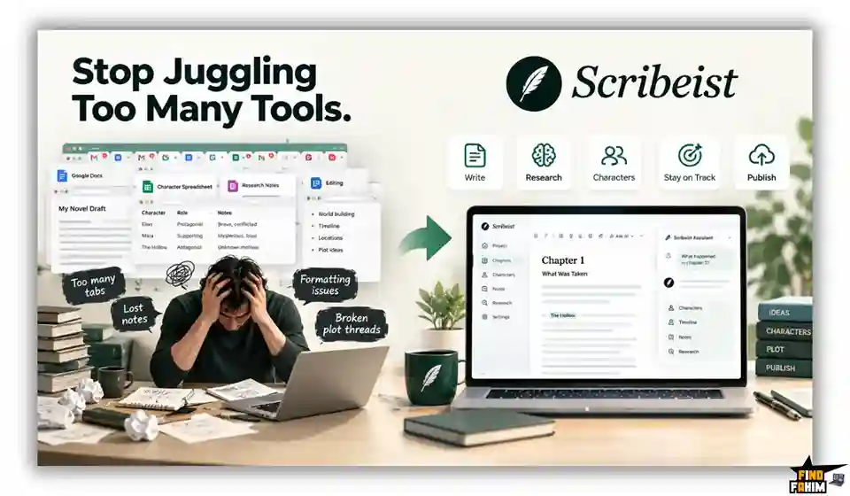 AI writing tool for novelists