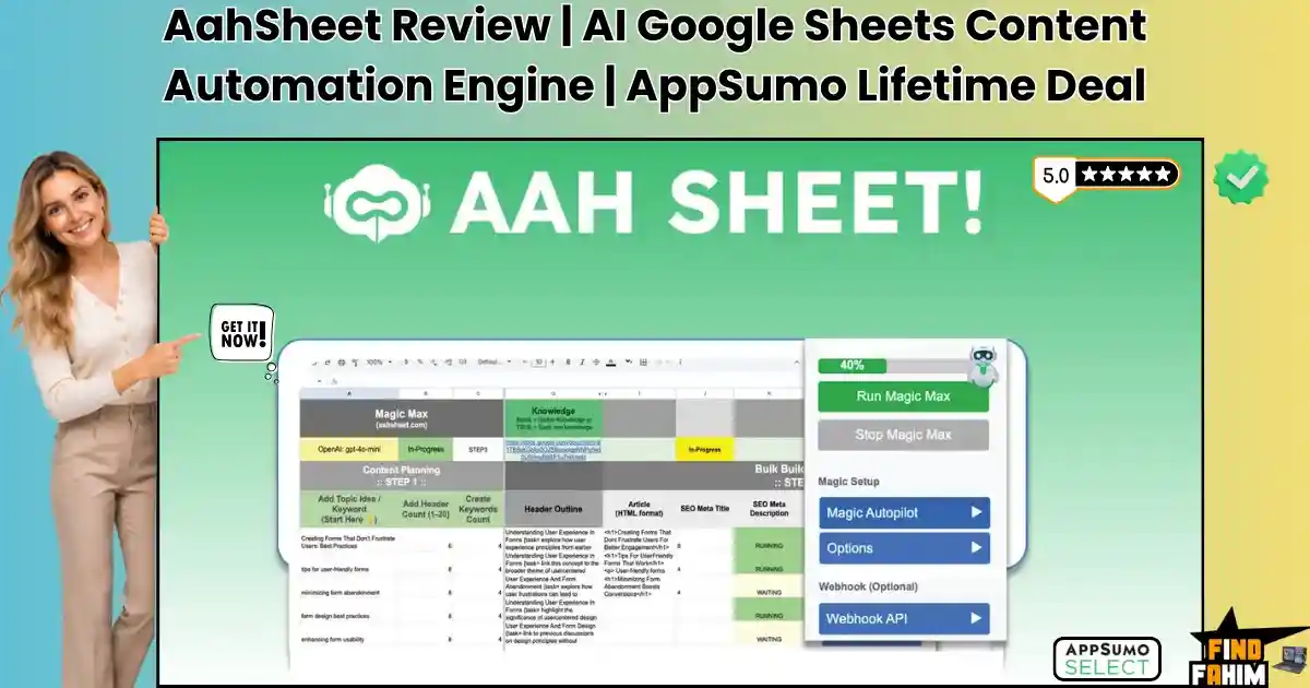 AahSheet Lifetime Deal Review
